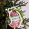 4.5” Frosted Ball Ornament