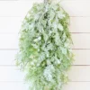 36" Frosted Fern Swag