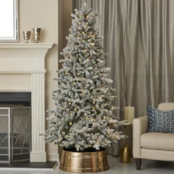 6' Frosted Palmetto LED Pine Tree