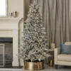 7' Frosted Palmetto Pine LED Tree