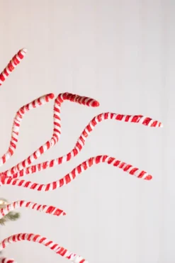 29” Frosty Peppermint Branch Spray