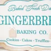 15" Gingerbread Baking Sign