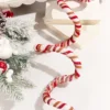 60" Gingerbread Candy Stripe Garland