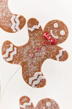 25" Gingerbread Spray