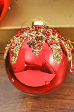 4” Glass Bead Ornament