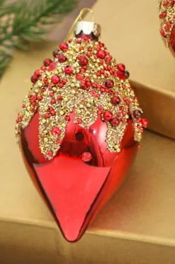 4” Glass Bead Ornament
