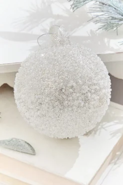 5” Glass Crystal Bead Ornament