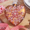 3” Glass Gingerbread Ornament
