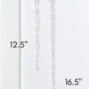 16.5" Glass Icicle Ornament