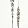 10" Glass Icicle Ornament