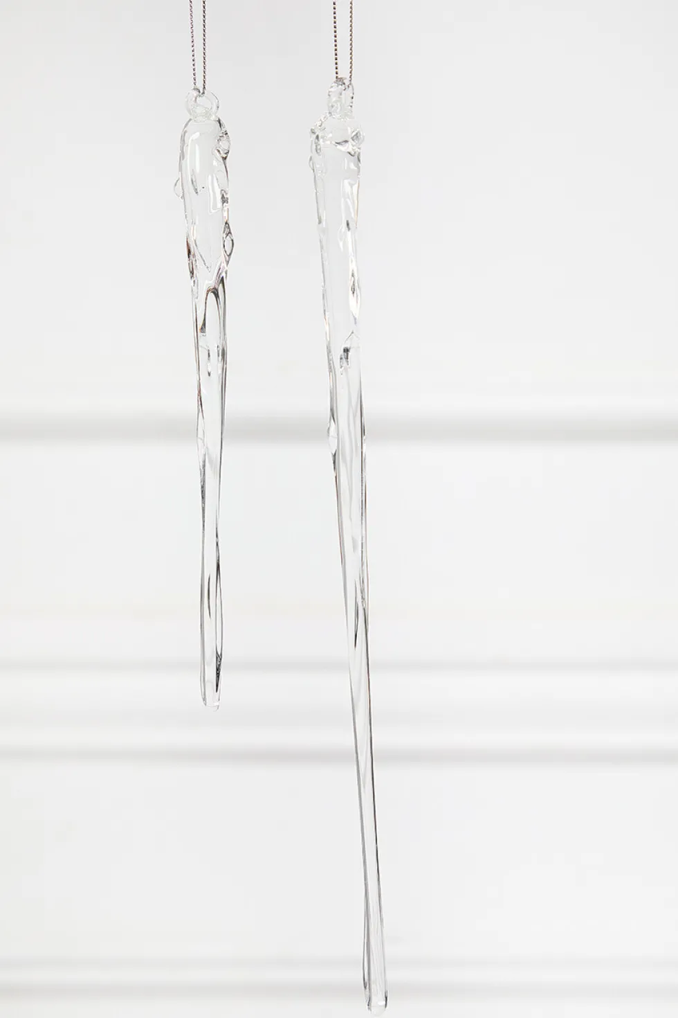 Glass Icicle Ornament