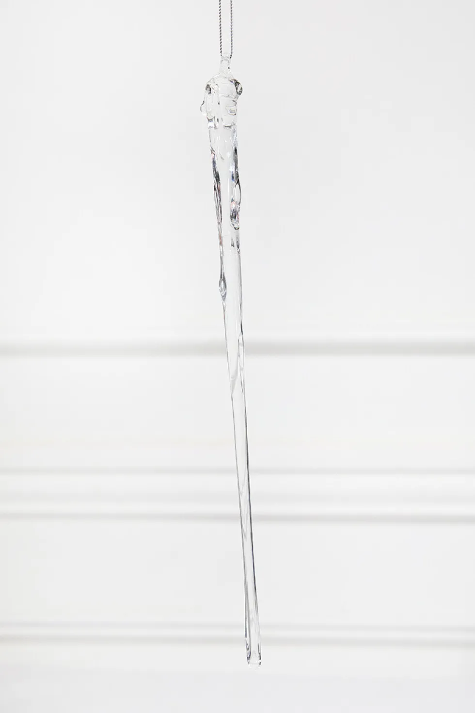 Glass Icicle Ornament