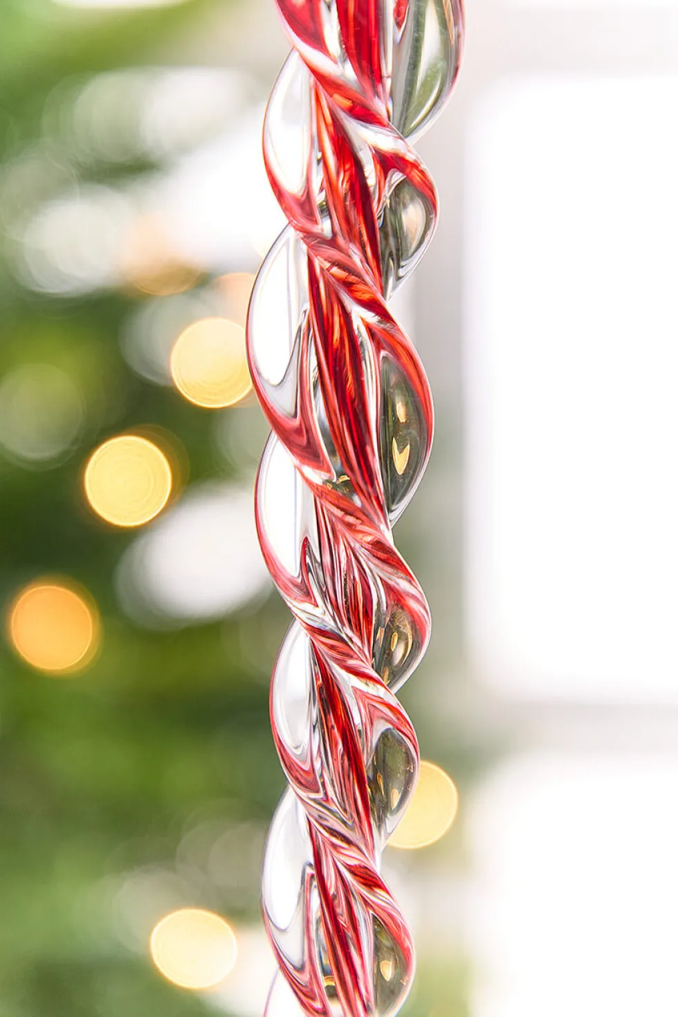 12.5" Glass Icicle Ornament