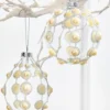 4" Glass Pearl Ornament
