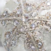 4" Glitter Ball/Finial Snowflake Ornament