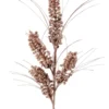 27” Glitter Mini Berry Grass Christmas Sprays - Champagne