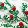 31” Glitter Pine Ball Ornament Spray