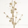 34" Glitter/Sequins Wispy Ball Spray