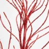 47” Glitter Sequin Wispy Willow Christmas Spray - Red