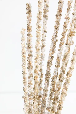 34" Gold Bead Spray