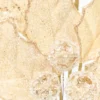 27" Gold Glitter Berry Leaf Spray