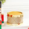 7" Gold Glitter Drum