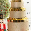 11" Gold Glitter Drum