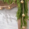 72" Gold Iron Jingle Bells & Jute Rope Garland