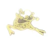 Gold Reindeer Ornament
