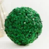 4.5" Green Glamour Sequin Ball Ornament