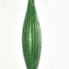 9" Green Glass Ornament