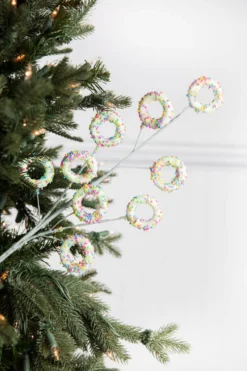 24” Green Sprinkle Donut Spray