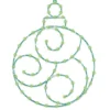 24" Green Twinkling Fairy Copper Wire LED Ornament - 190 Lights