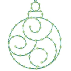 24" Green Twinkling Fairy Copper Wire LED Ornament - 190 Lights