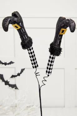 27” Halloween Witch Boots Spray