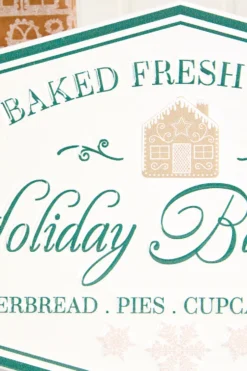 14" Holiday Baking Company Metal Sign