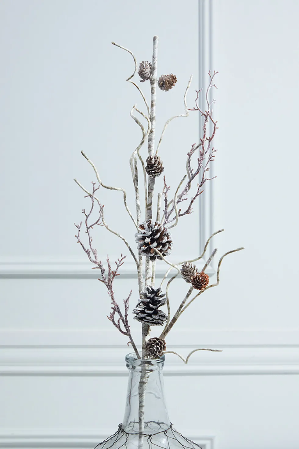 32” Iced Birch Cone Stem