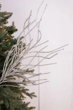 45” Iced Willow Spray