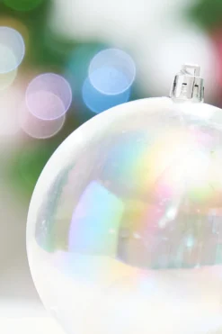 4" Iridescent Ball Ornament