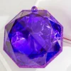 4"-5" Jewel Ornament - Purple