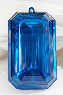 8" Jewel Ornament - Sapphire