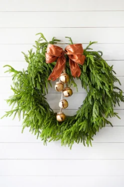 30" Just Cut Real Touch Norfolk Pine Wreath