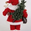 17" Karen Didion Lighted Vintage Toy Bag Santa