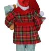17" Karen Didion Milk & Cookies Santa