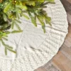 50" Knitted Tree Skirt - Ivory