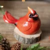 Large Resin Cardinal Figurine