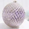 6" Lavender Gold Ball Ornament