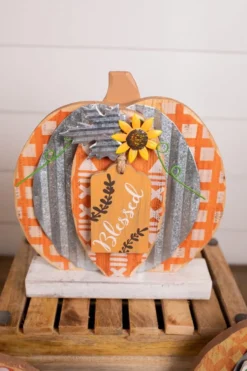 Layered Pumpkin Decor