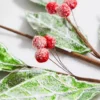29” Leaf Berry Spray