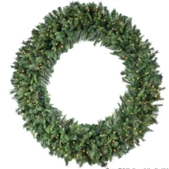 72" LED Belgium Wreath (Warm White)